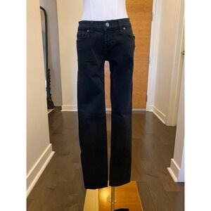 PINK Victoria's Secret Black‎ Straight Leg Jeans Womens Size 2S